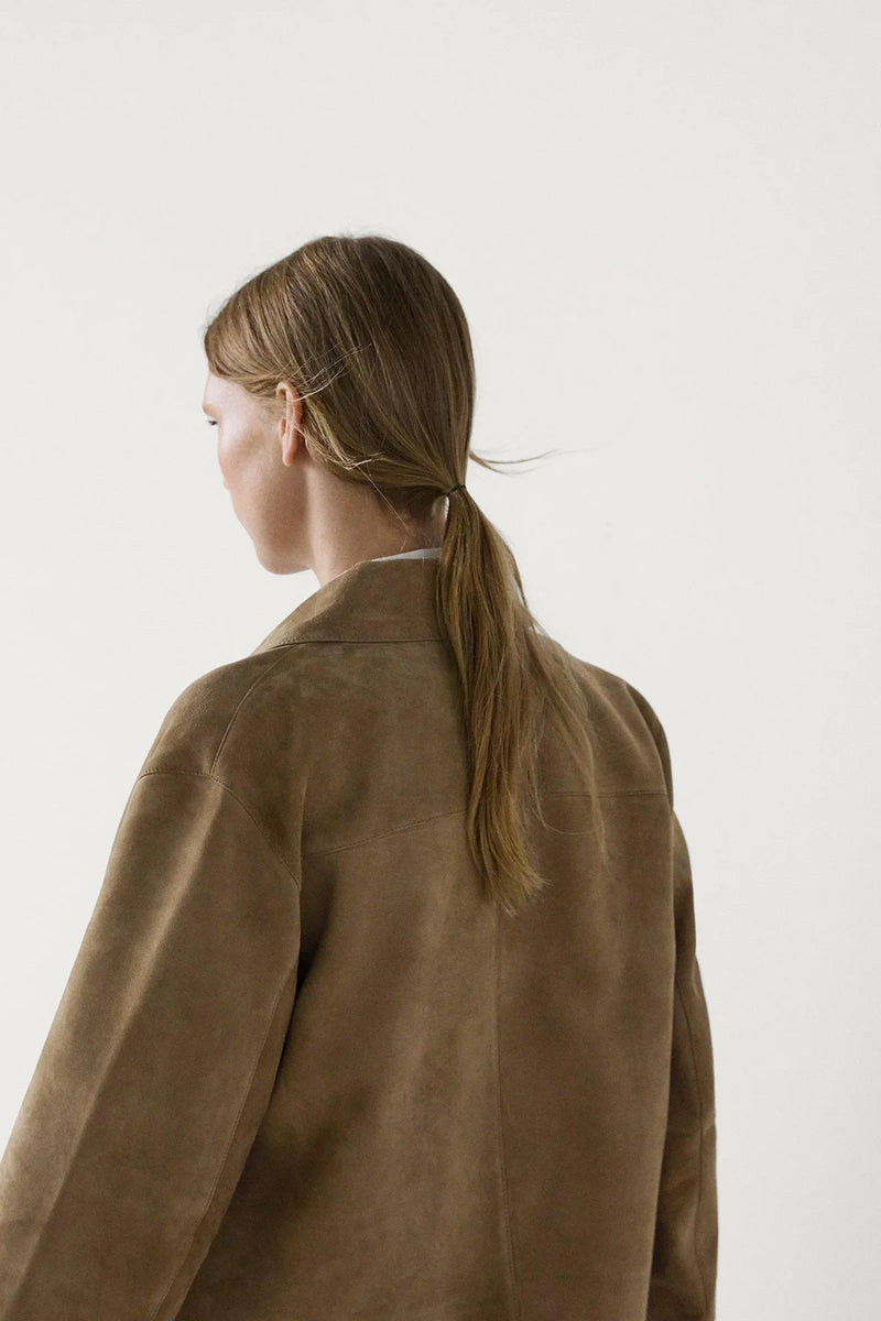 LEDERJACKE AUS SUEDE