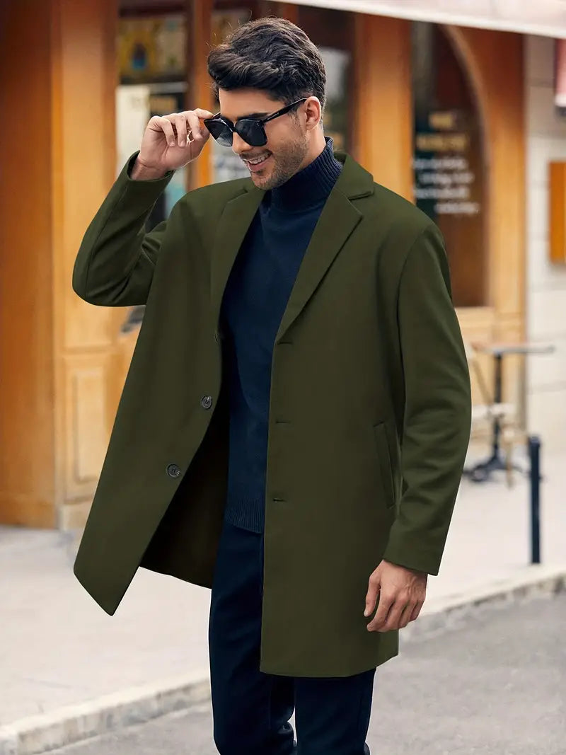 Einreihiger Trenchcoat für Herren