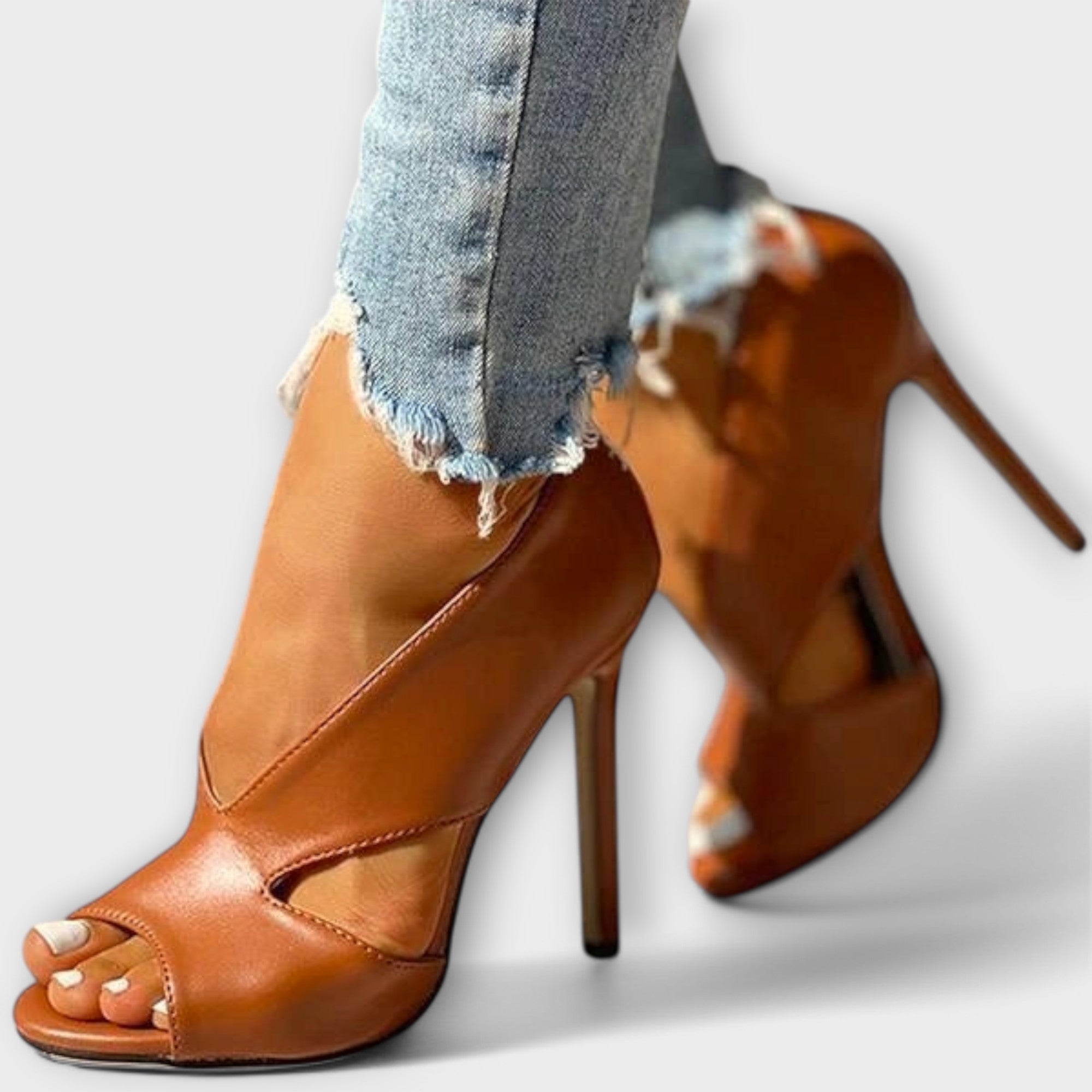 Trendige Orthopädische Sandalen mit Eleganten Absatz