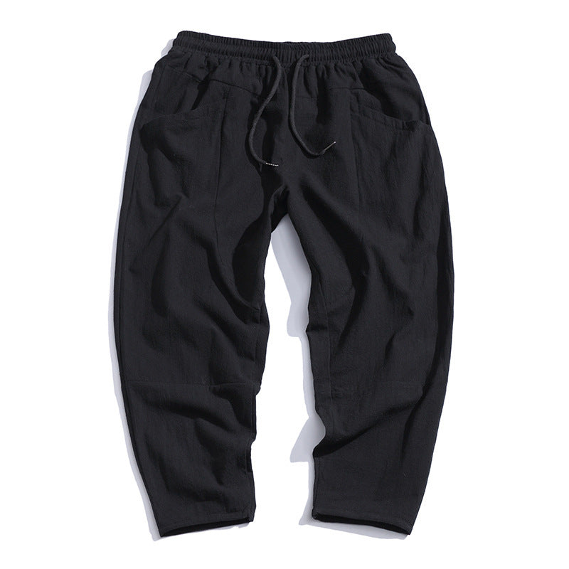 Herren Freizeithose im Harem-Stil – Locker, Modern, Bequem für Alltag und Streetwear