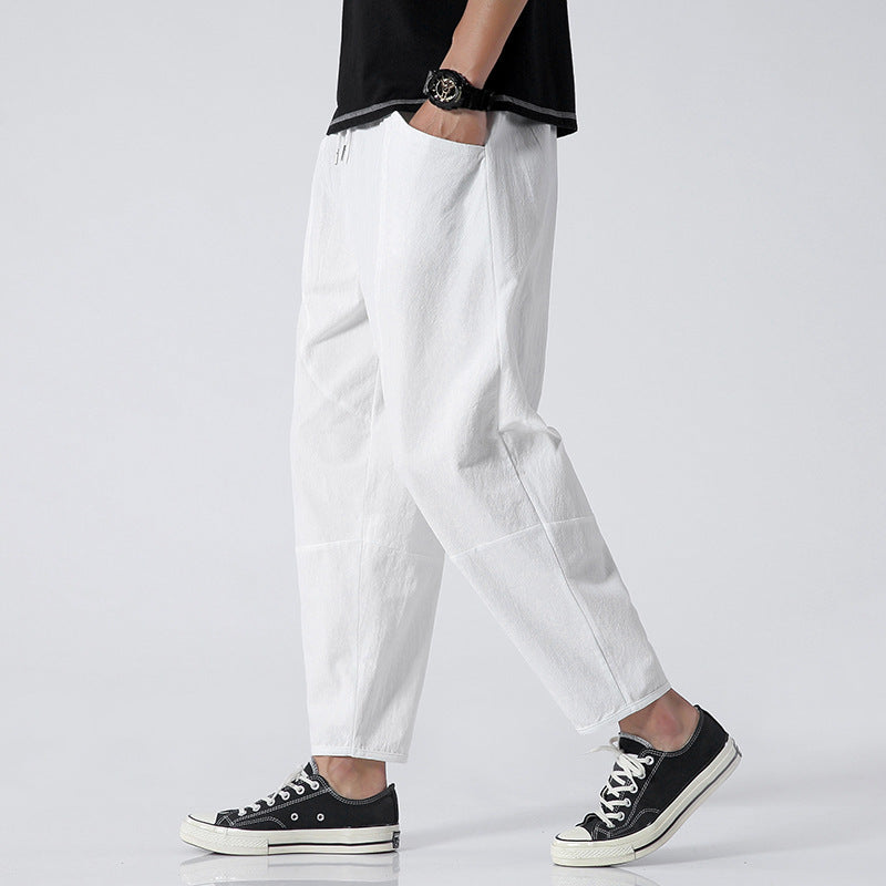 Herren Freizeithose im Harem-Stil – Locker, Modern, Bequem für Alltag und Streetwear