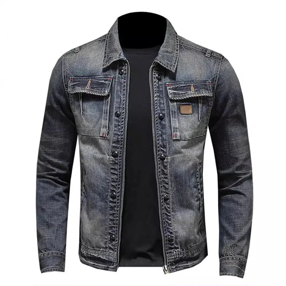 GENOVA – Premium Denim Jacke 75% Baumwolle