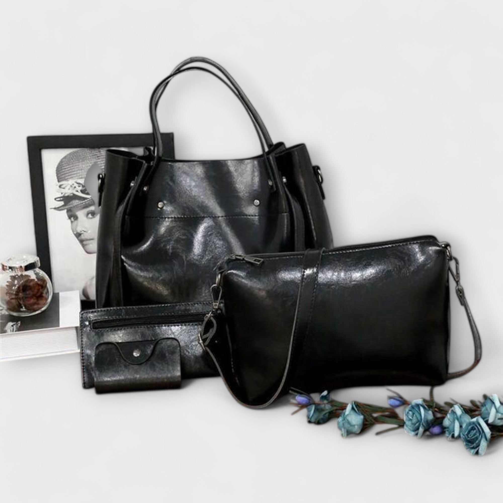 Aurora. - 4-teiliges Vintage-Taschen-Set