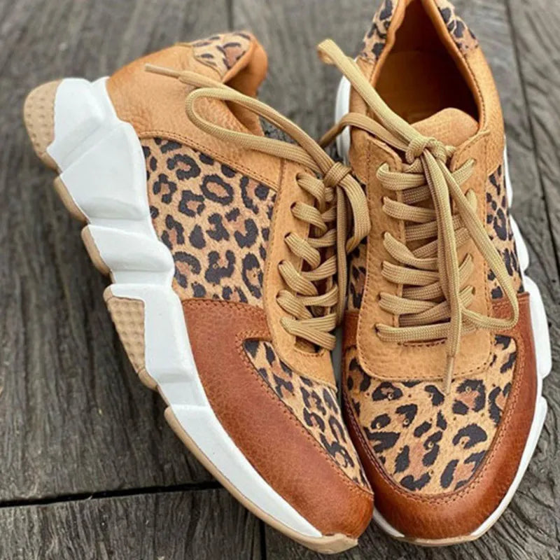 Crissa | Bequeme Leoparden-Sneaker