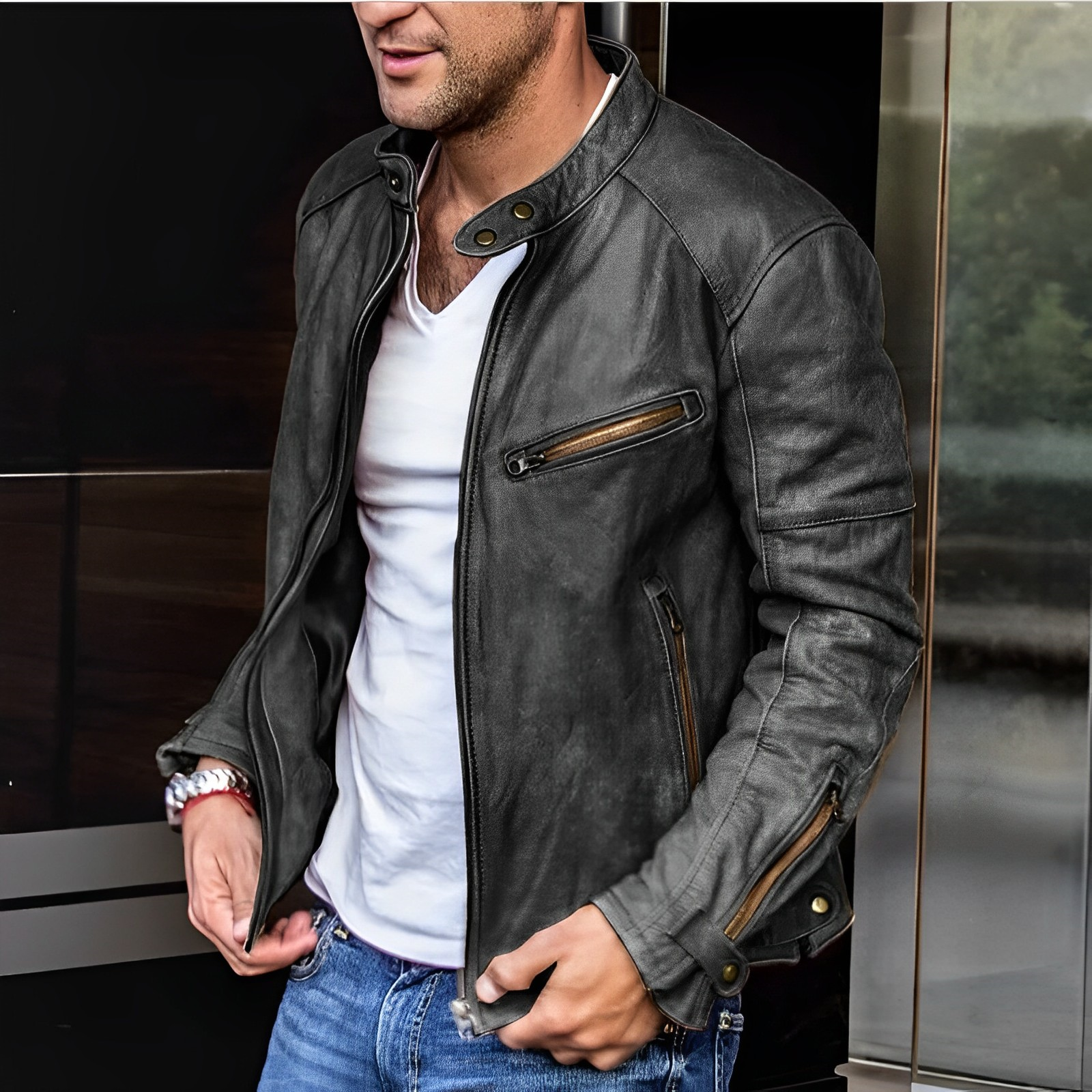Reißverschlussjacke für Herren