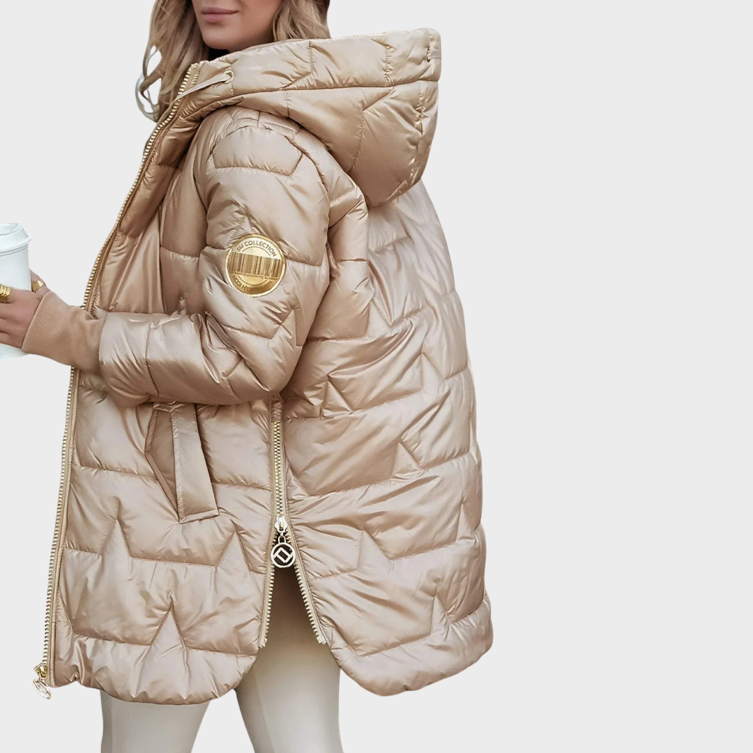 Nolwen - Eleganter Wintermantel mit Kapuze