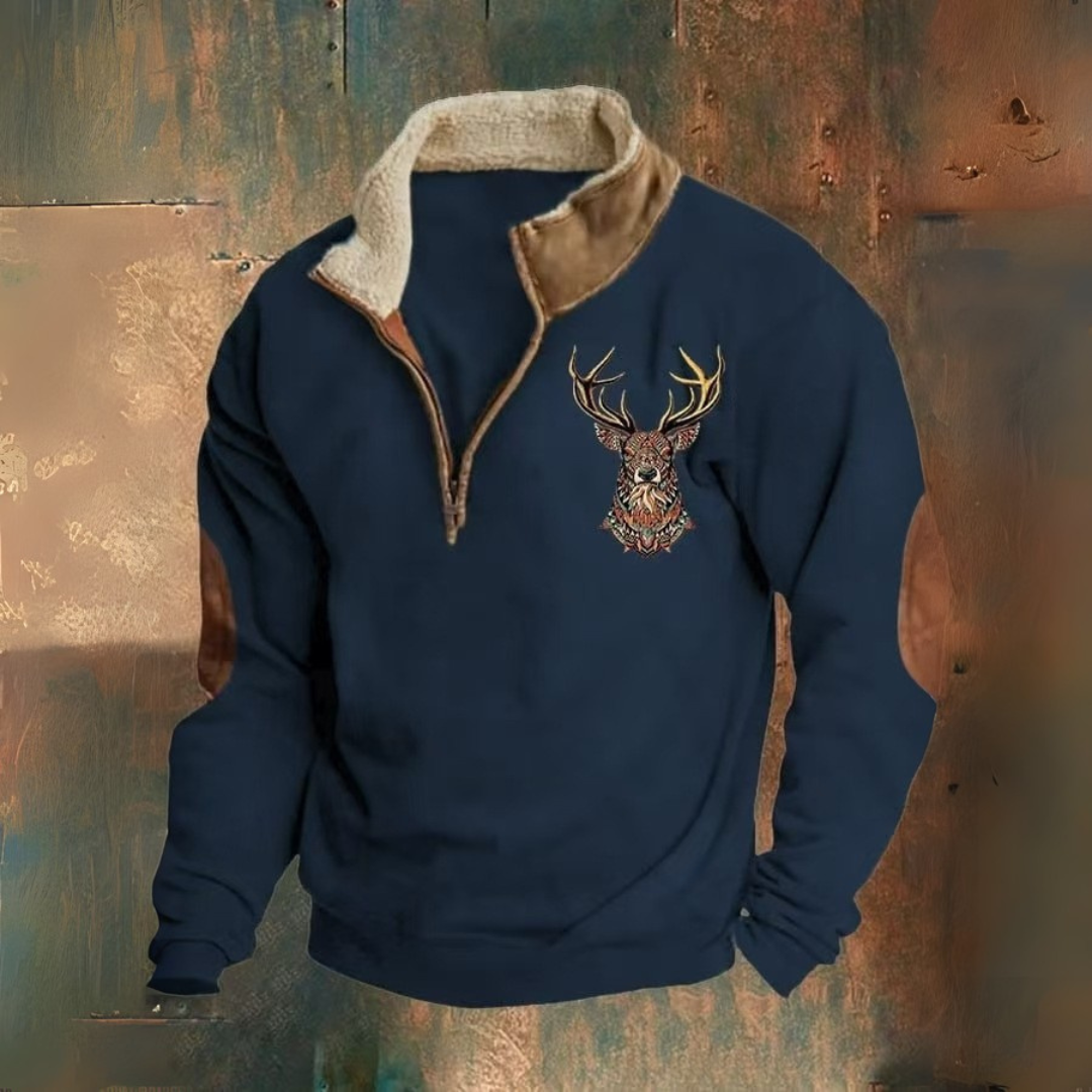 PAOLO™|PULLOVER MIT VIERWEG-ZIP