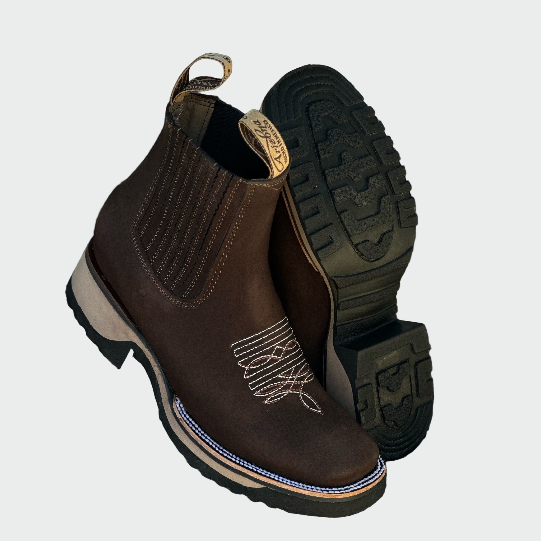 Cowboy-Stiefel aus Leder