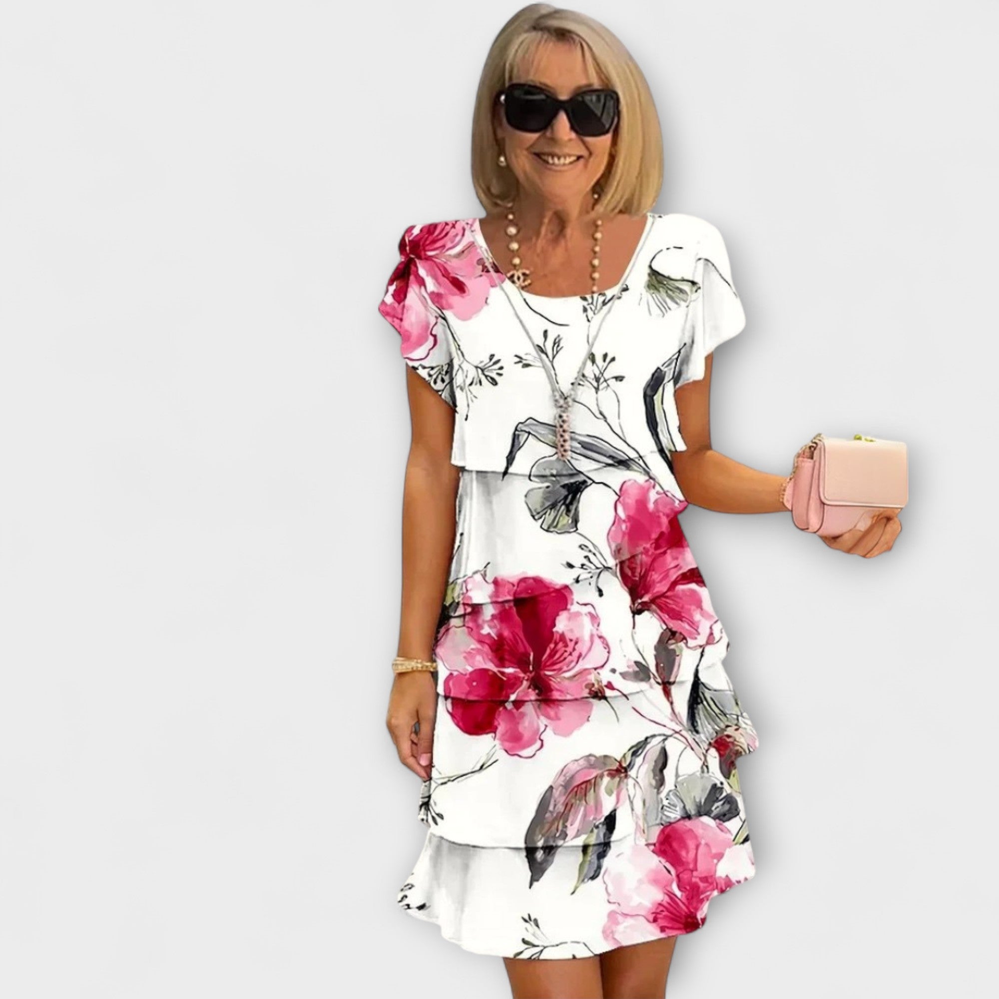 Aurora - Florales Eleganzkleid