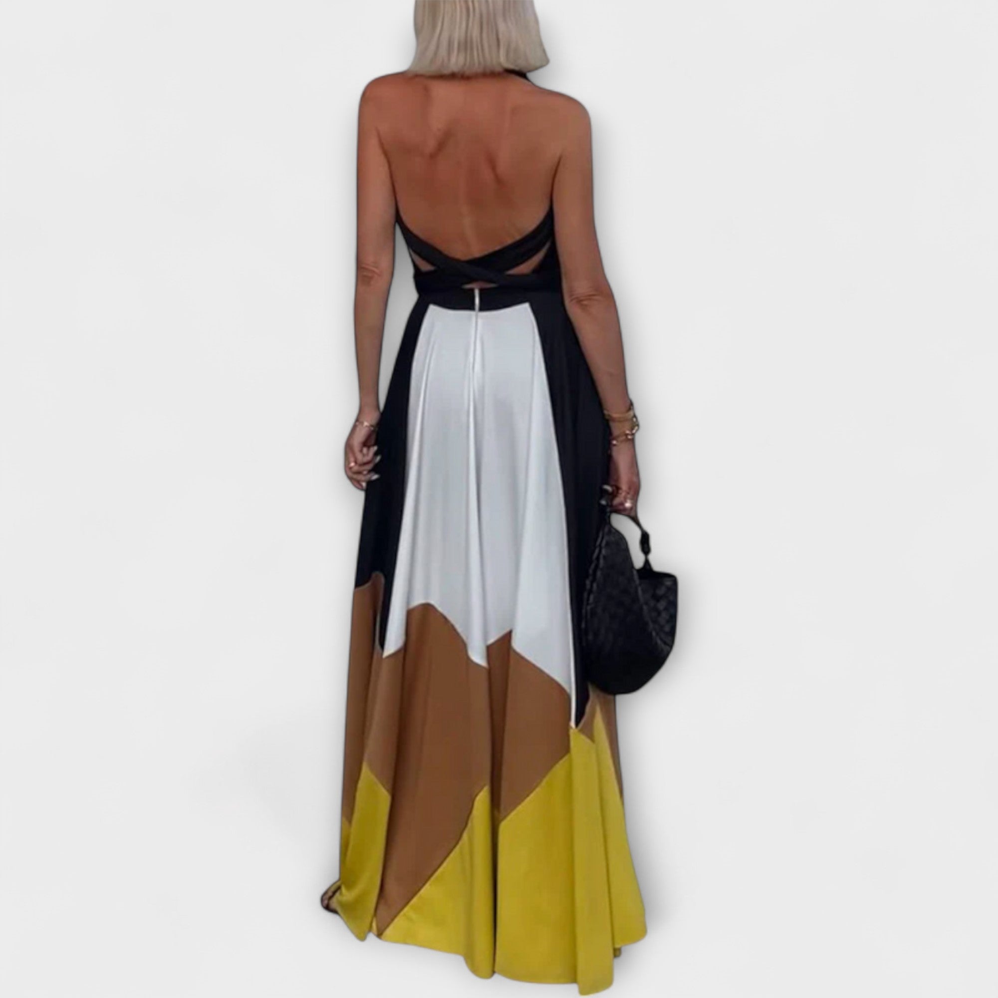 Aurora - Langes Kleid mit Offenem Rücken