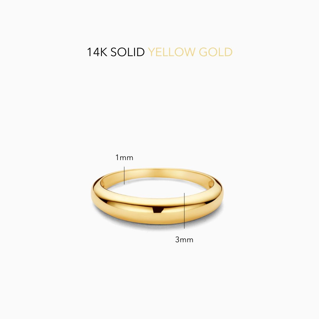 Anello Midi Dome | Gold