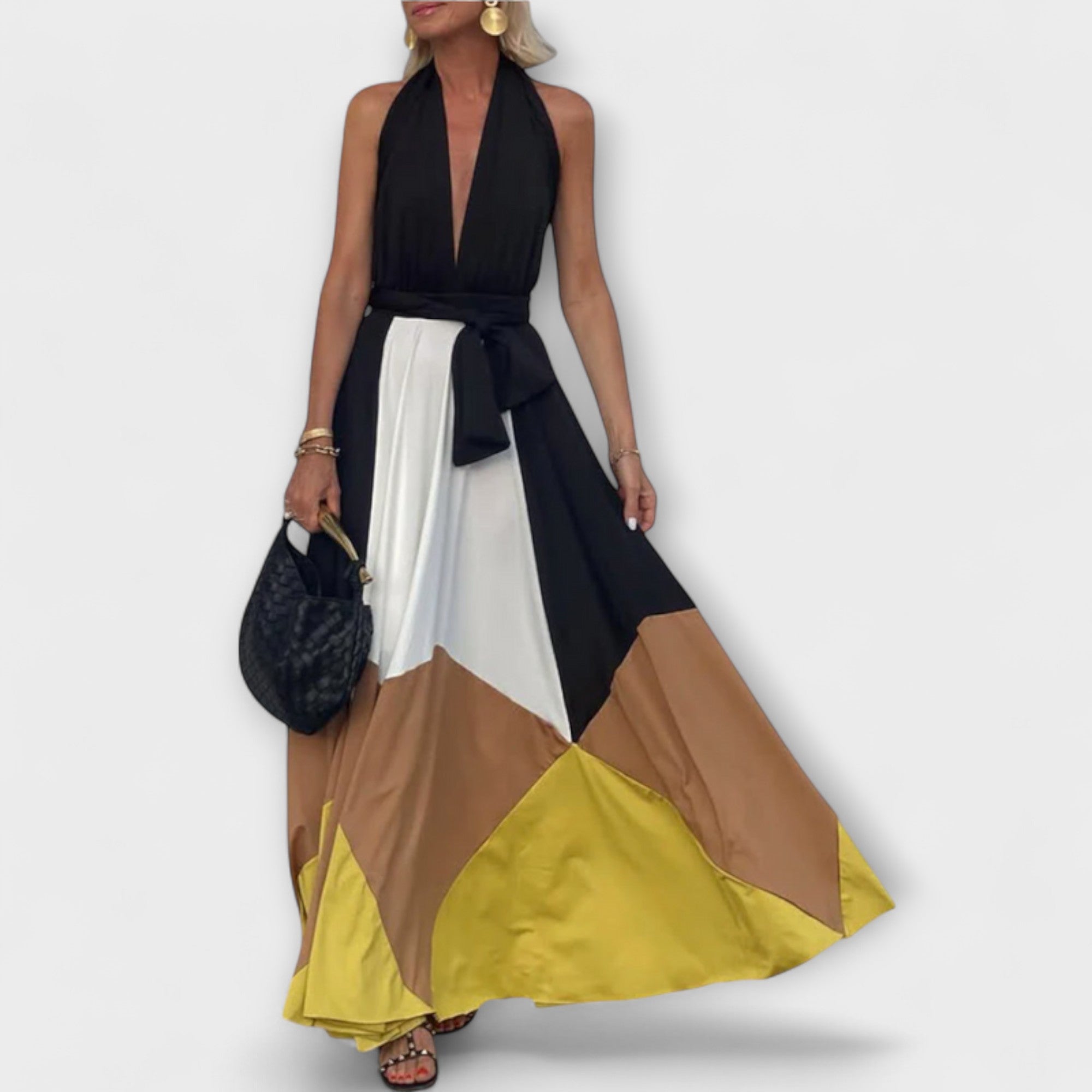 Aurora - Langes Kleid mit Offenem Rücken