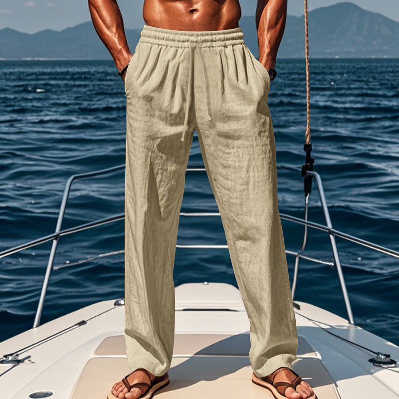 Wayne – Atmungsaktive Baumwolle undlockere Freizeit Sporthose