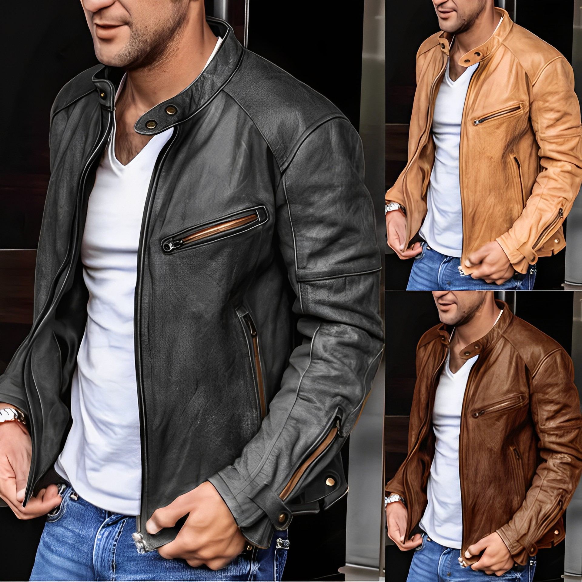 Reißverschlussjacke für Herren