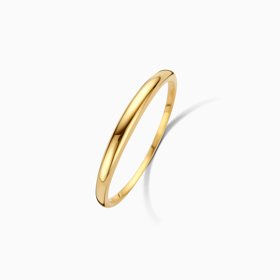 Anello Slim Dome | Gold