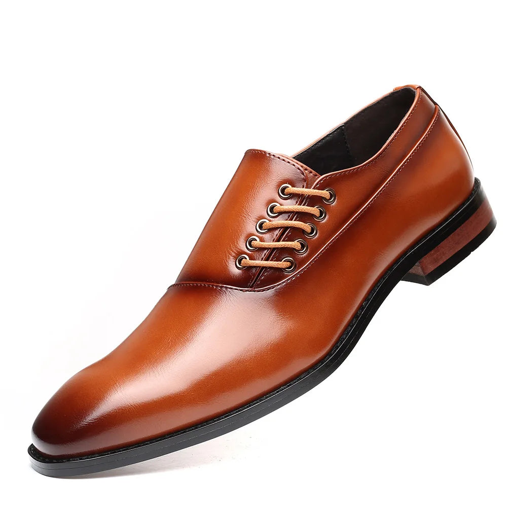 Bertolini Echtleder Oxford Schuhe