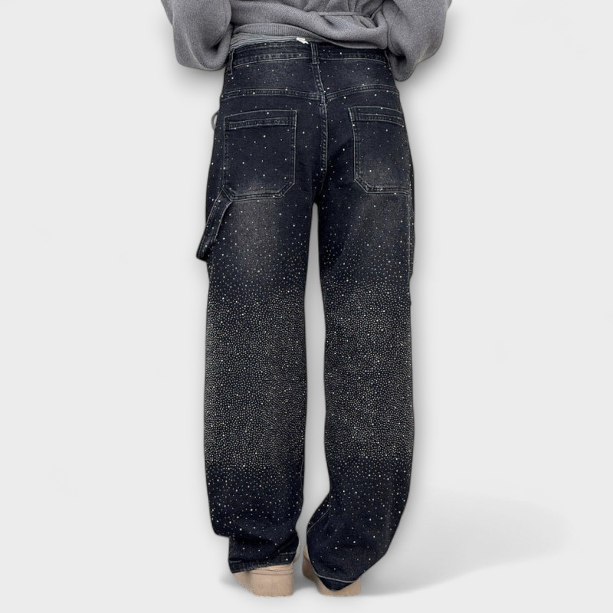 Fable - Shine Denim Jeans im Balloon Carpenter Stil