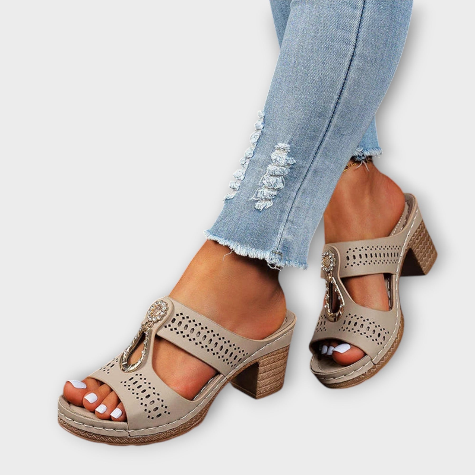 Aurora - Stilvolle und Bequeme Orthopädische Sandalen