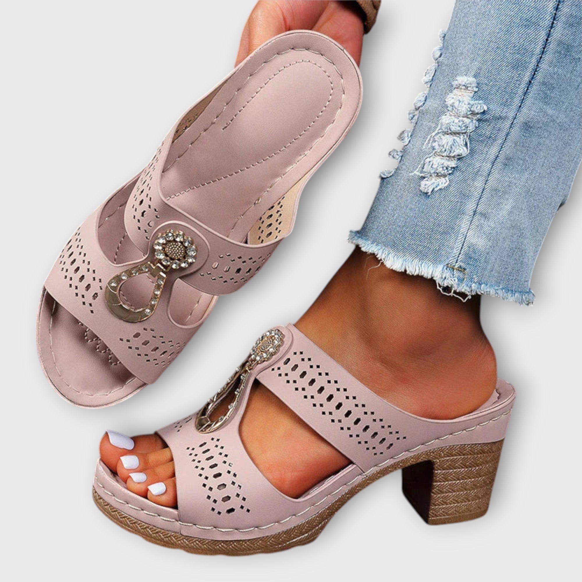 Aurora - Stilvolle und Bequeme Orthopädische Sandalen