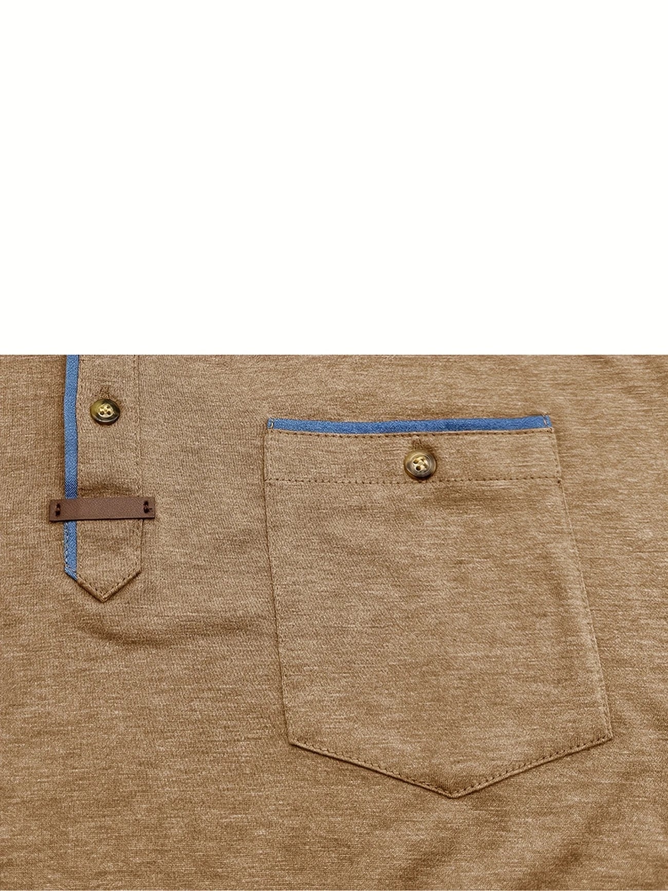 Weiches Basic T-Shirt mit Brusttasche für Herren
