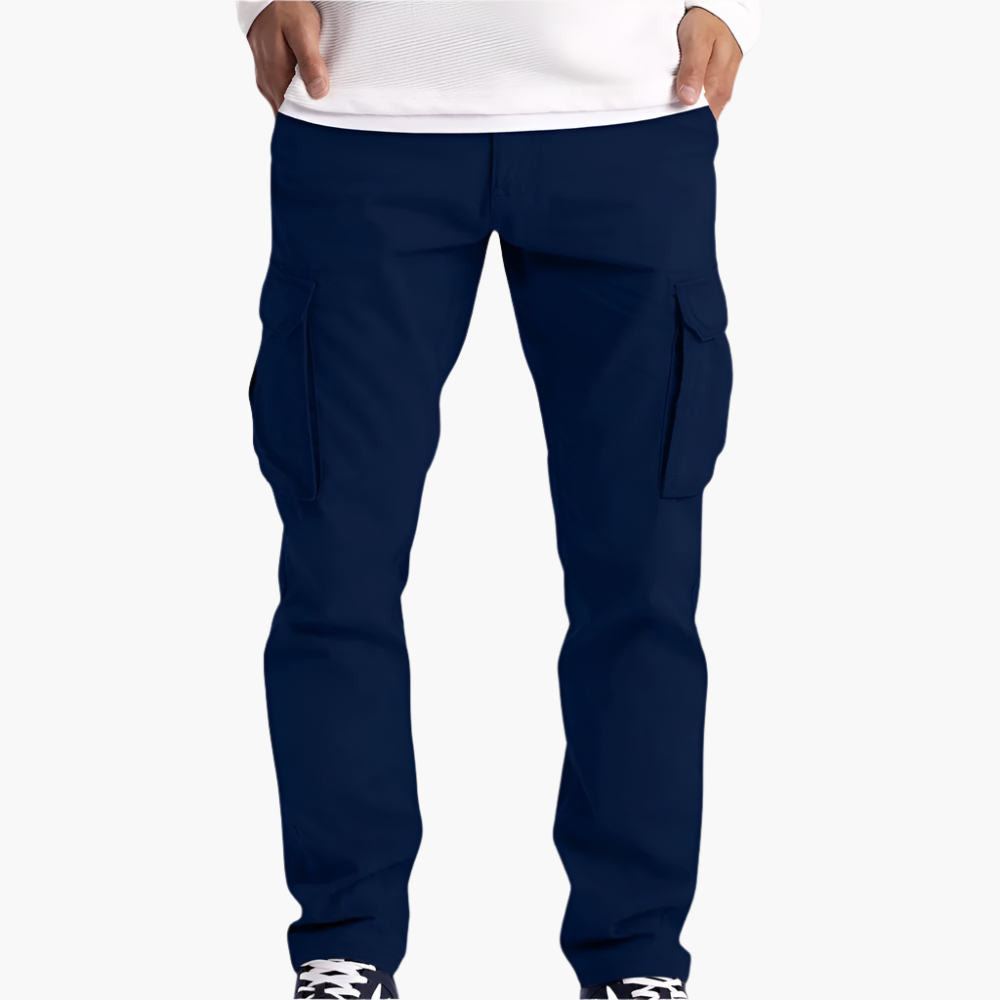 Herren Cargo Hose – Bequeme Freizeithose mit praktischen Taschen und modernem Stil