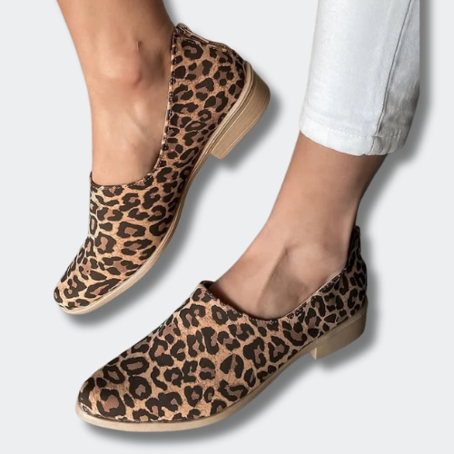 Fabienne™ | Geschlossene Mokassins Leopard