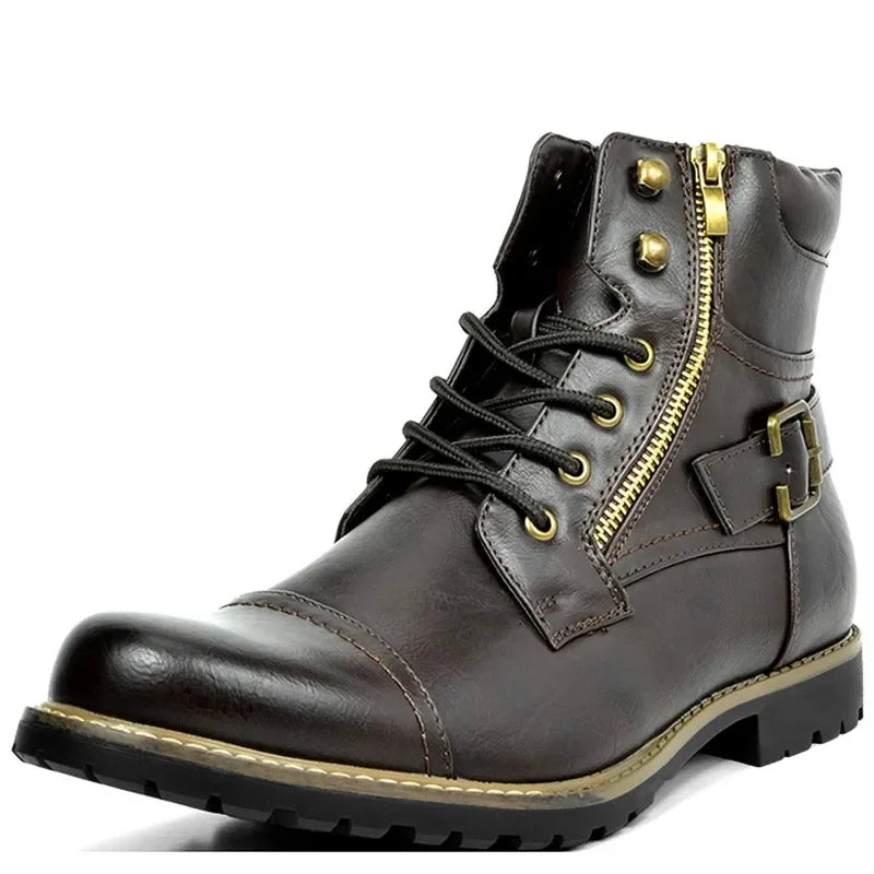 Damon | Leder Schnürstiefel