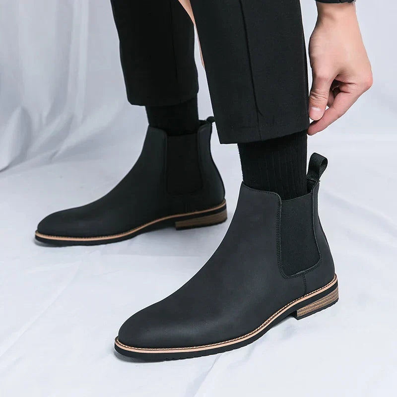 Kayden | Leder Chelsea Boots