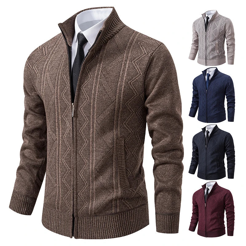 Dawson™ – Strukturierter Zip-Cardigan