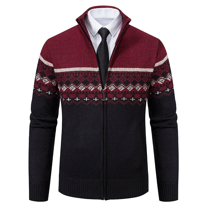 Howard™ – Nordic Knit Zip Cardigan
