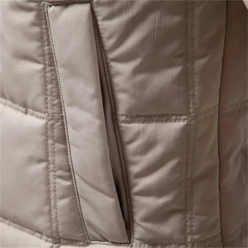 Geknöpfte Steppjacke für Herren