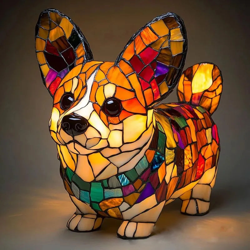 Pitchou – Strahlende Corgi-Lampe