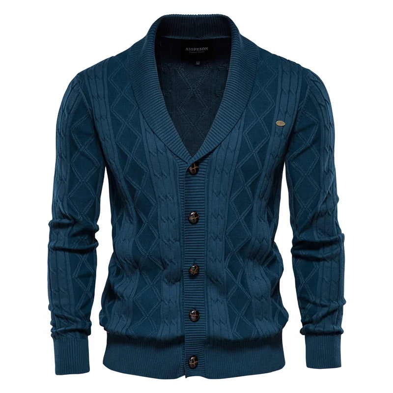 MIKA MÜNCHEN™ | HERREN CARDIGAN MIT KNÖPFEN
