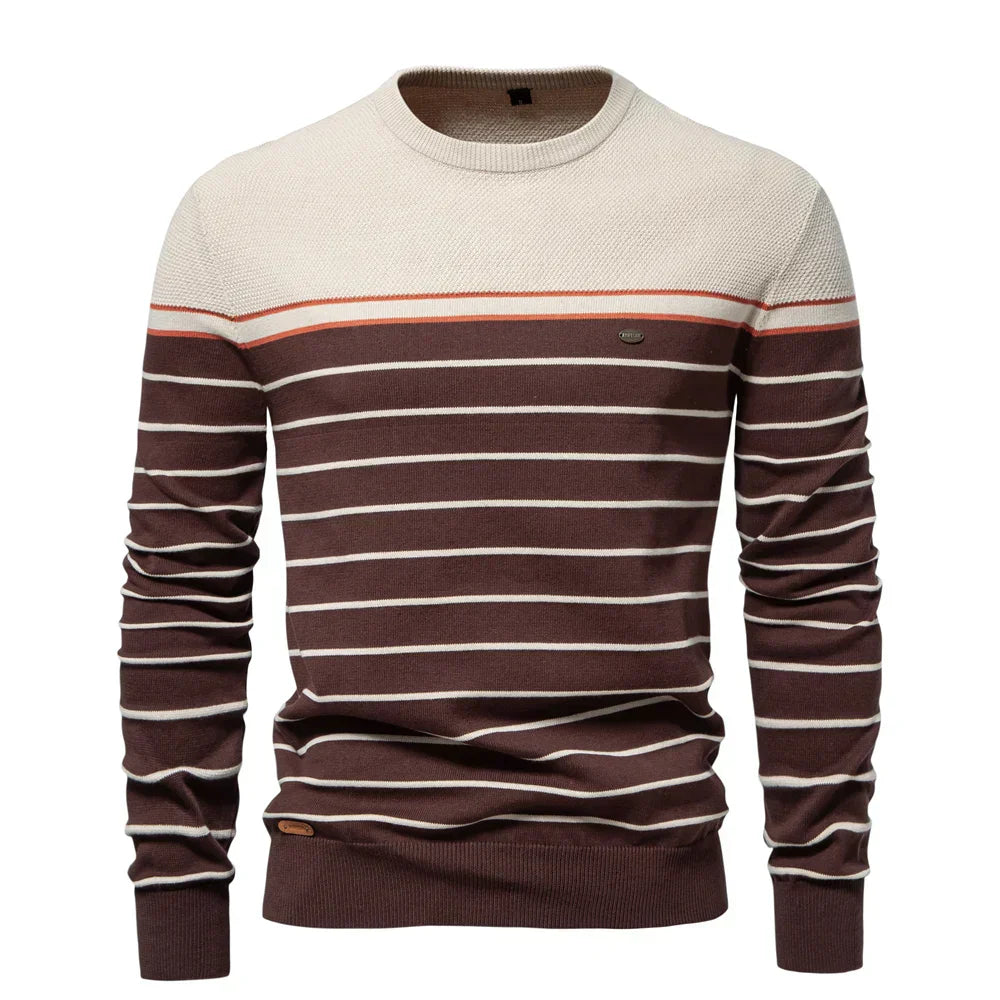 MIKA MÜNCHEN™ | PULLI FÜR HERREN MIT STREIFEN