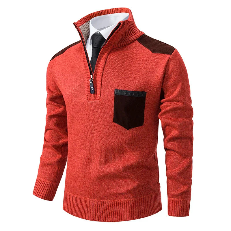 Clinton™ – Eleganter Halb-Zip Pullover