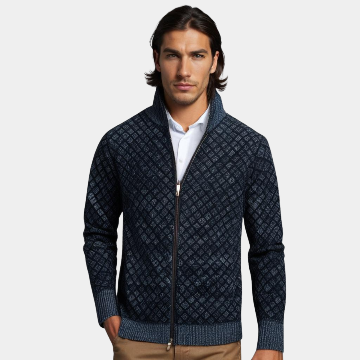 DUMONT LYON | PREMIUM HERRWESTE AUS FLEXIBLEM MATERIAL