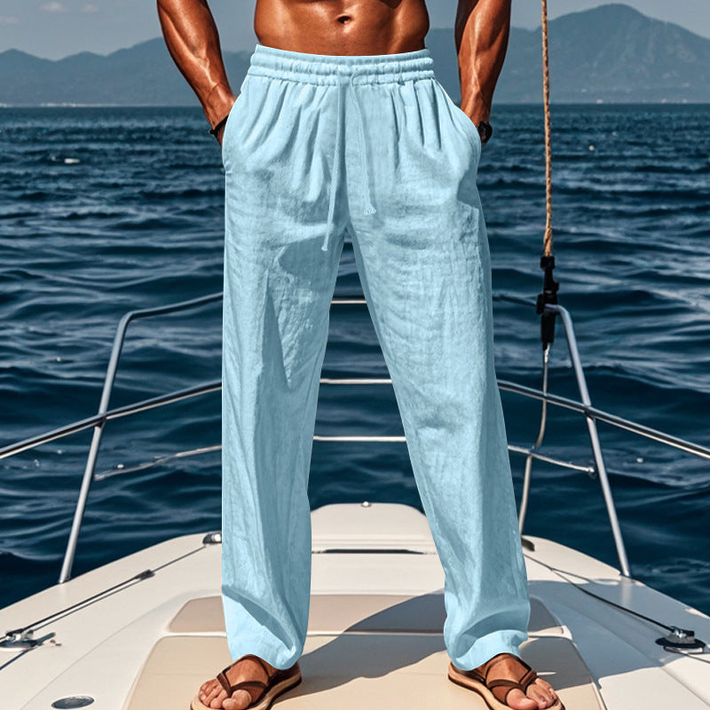 Wayne – Atmungsaktive Baumwolle undlockere Freizeit Sporthose