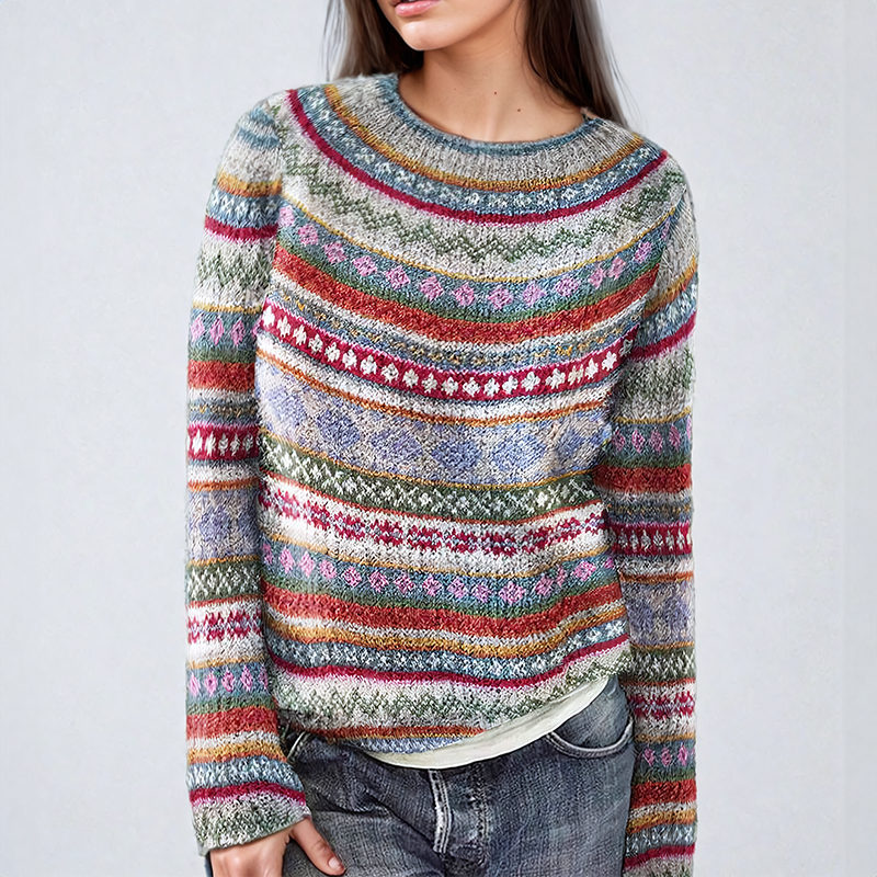 Anna | Klassischer Fair Isle Pullover