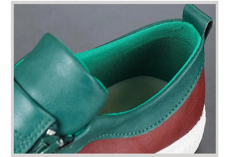 Claude Monet Leder Sneakers