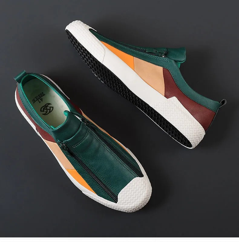 Claude Monet Leder Sneakers