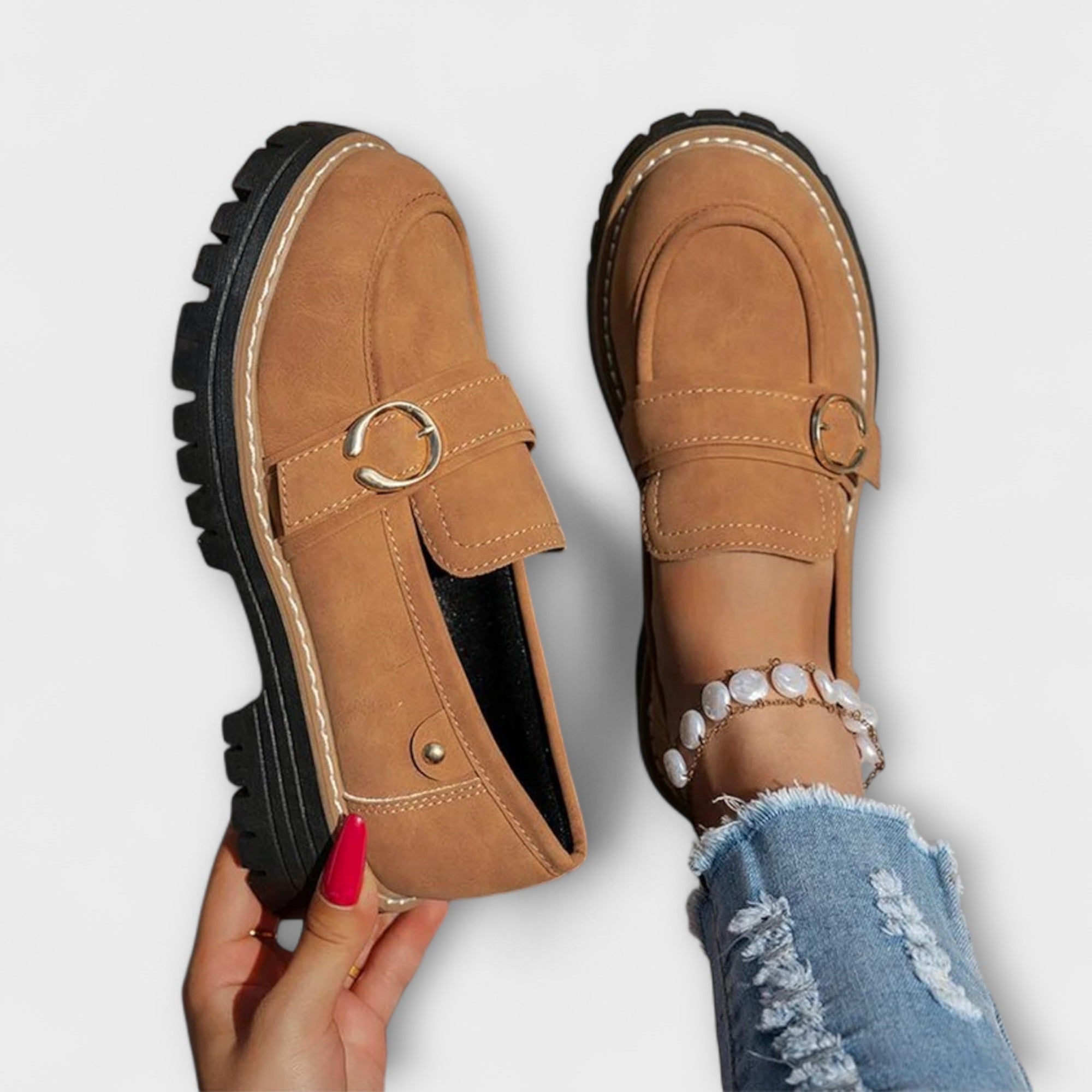 Lora – Legere Slipper mit Runde Spitze