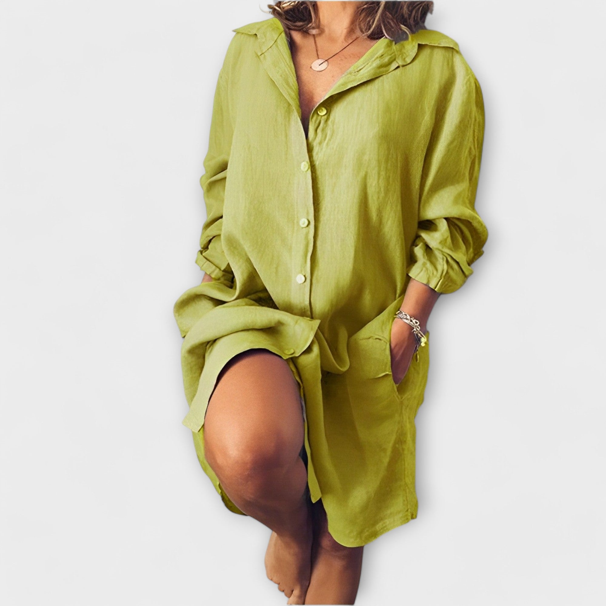 Auroraässige Leinenbluse für den Alltag