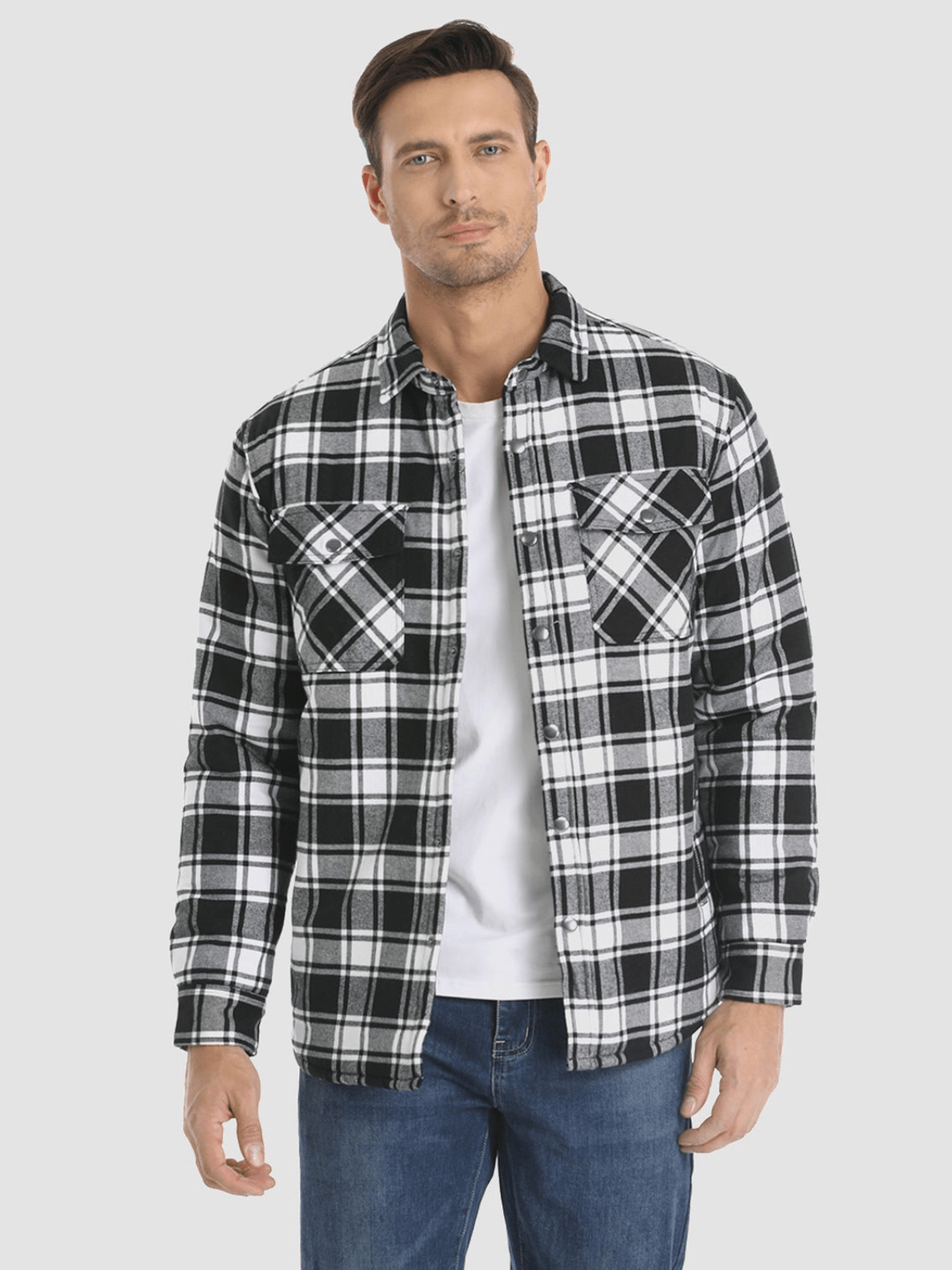 Nathan™ Karierte Flanelljacke