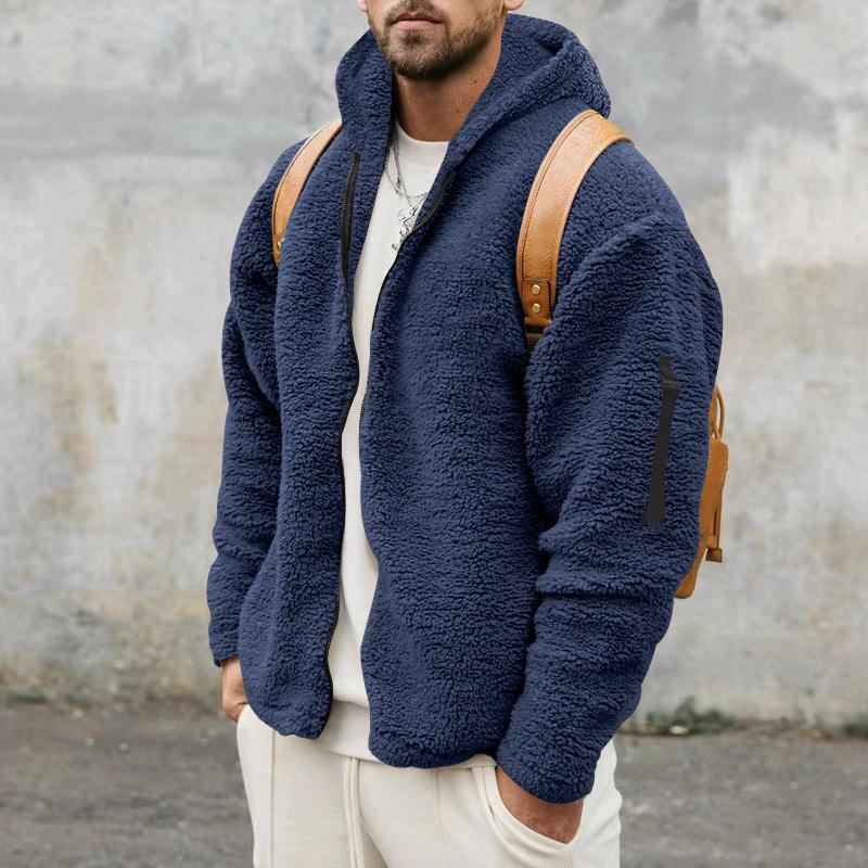 Warme, lockere Jacke für Herren