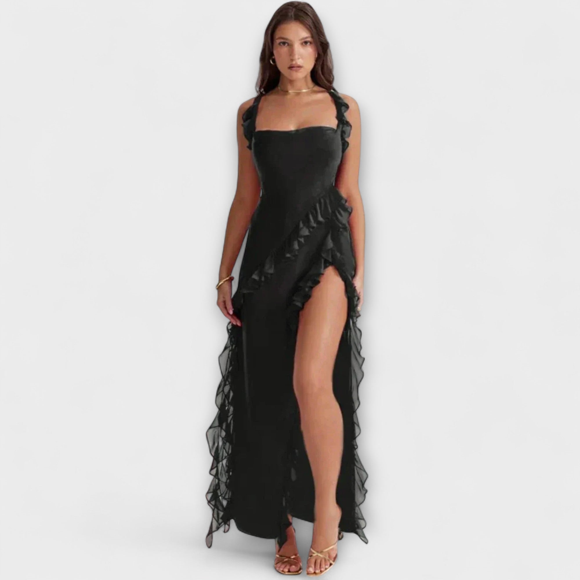 Aurora - Stilvolles Maxikleid mit Schlitz
