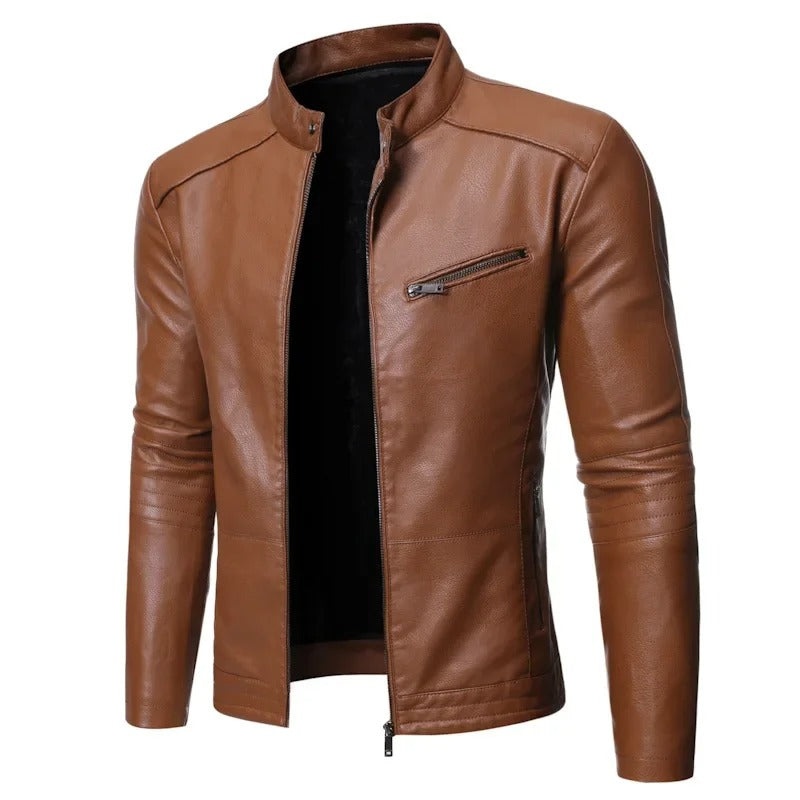 Elegante Lederjacke