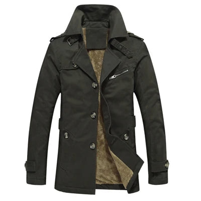 Karel – Eleganter gepolsterter Trenchcoat