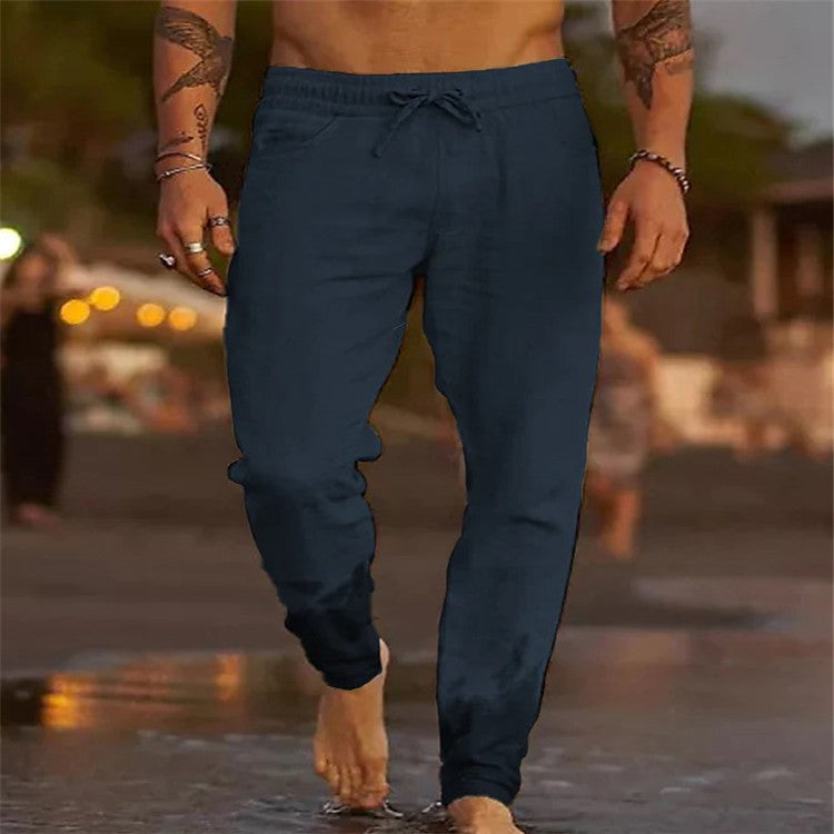 Brett – Lässige Herren Strandhose aus Baumwolle und