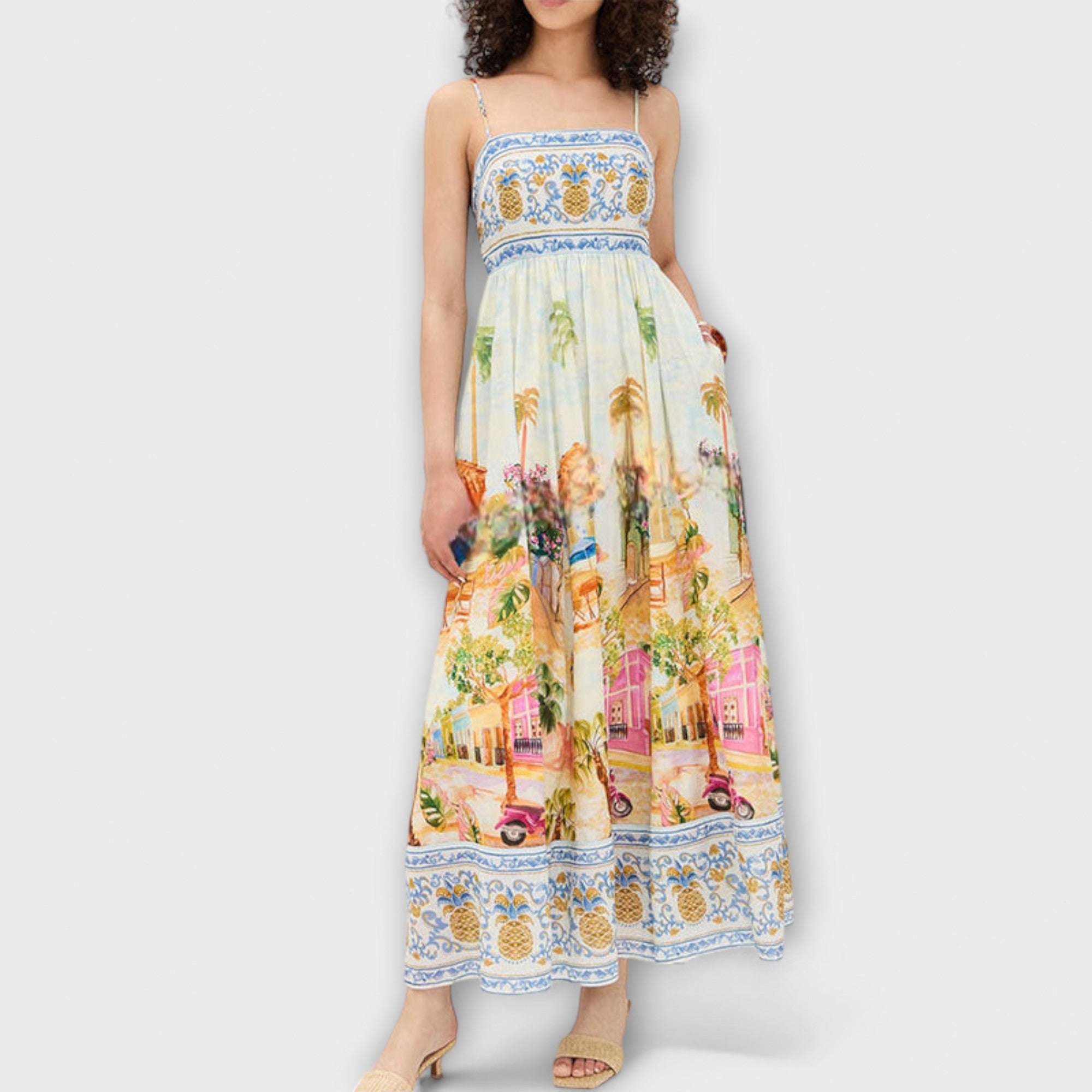 Aurora - Aracati Multicolor Maxikleid
