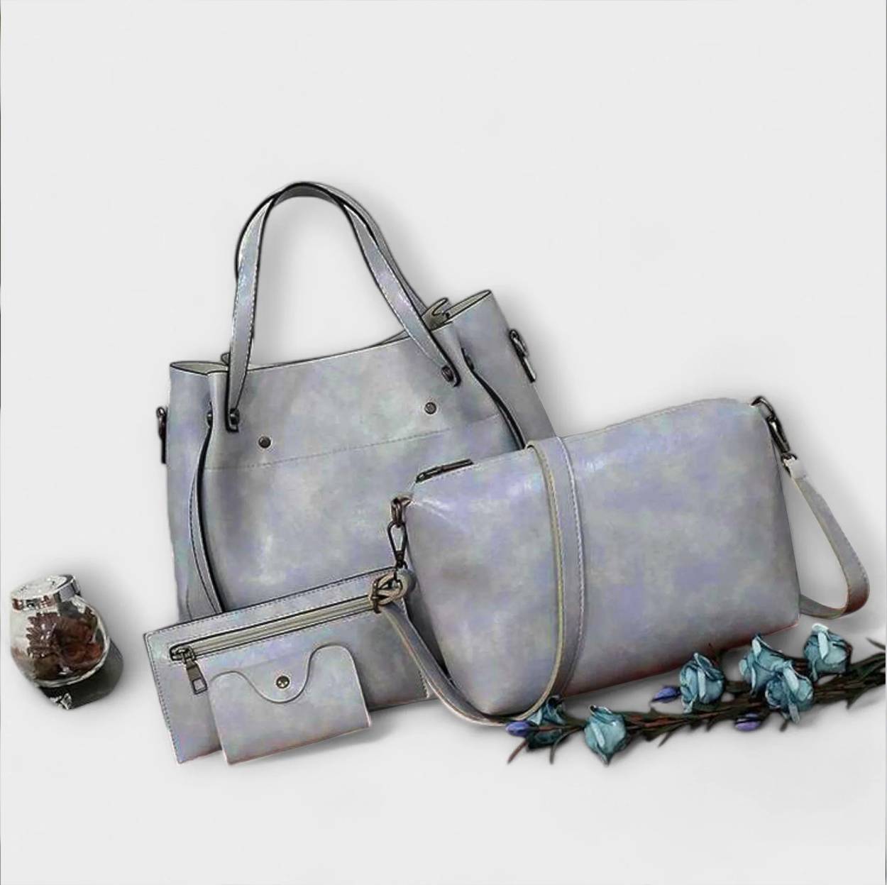 Aurora. - 4-teiliges Vintage-Taschen-Set